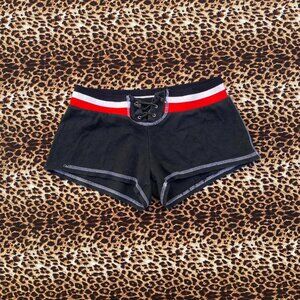 2000s americana lace-up lounge shorts